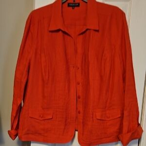 Jones New York Bold Red Women's Blazer